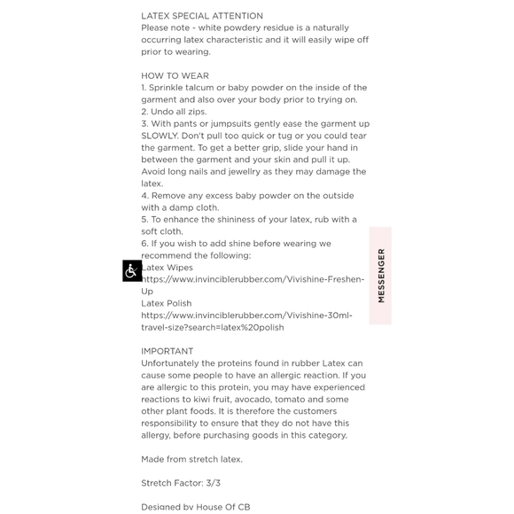 L Coca Bodysuit Latex From House Of CB - Picture 7 of 13